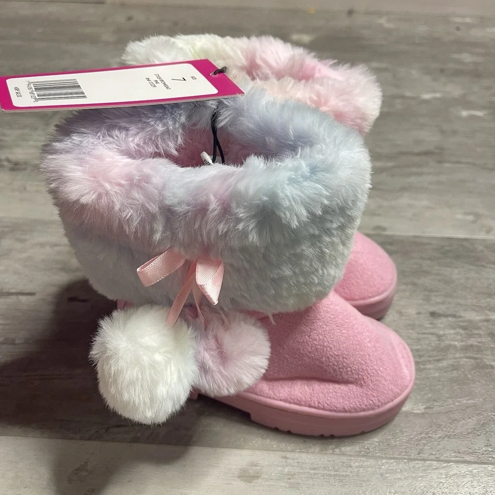 Rampage Lil Madison Pink Boots - Toddler‎ Girls Size 7